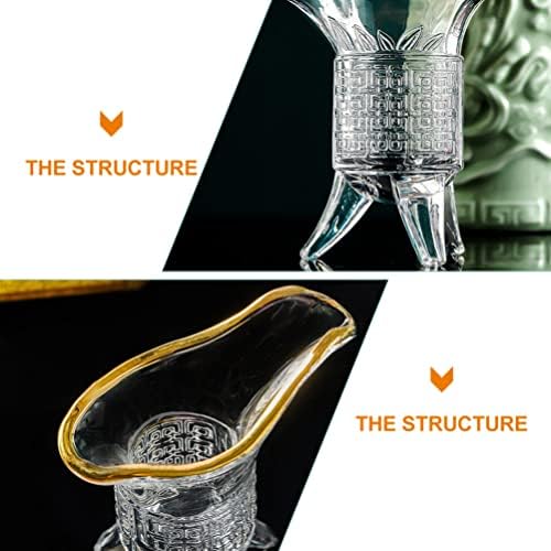 Luxshiny Whisky Glasses Martini Cup Retro Shot Glasses Antigo King King Copo Drink