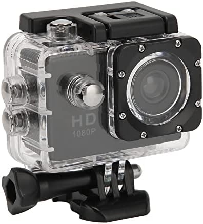 Câmera de ação, câmera esportiva de 12mp de 1080p, tela colorida HD de 2.0 polegadas 140 graus de câmera esportiva subaquática de lentes de larga angular, câmera de ação, câmera esportiva de 12mp de 1080p 12mp Full HD, 2GO Pro Camera Wate