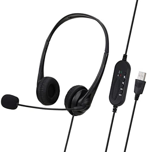 Ponto de ouvido com microfones soluste para jogadores de negócios - fones de ouvido para jogos de cabeça de ruído com celular