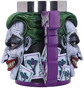 Nemesis agora licenciou oficialmente o Joker Tankard, roxo, 15,5 cm, resina