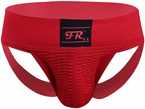FeShow Men's Jockstrap Underwear Athletic Spoilge Bulge Pouch Jovem Jock Strap