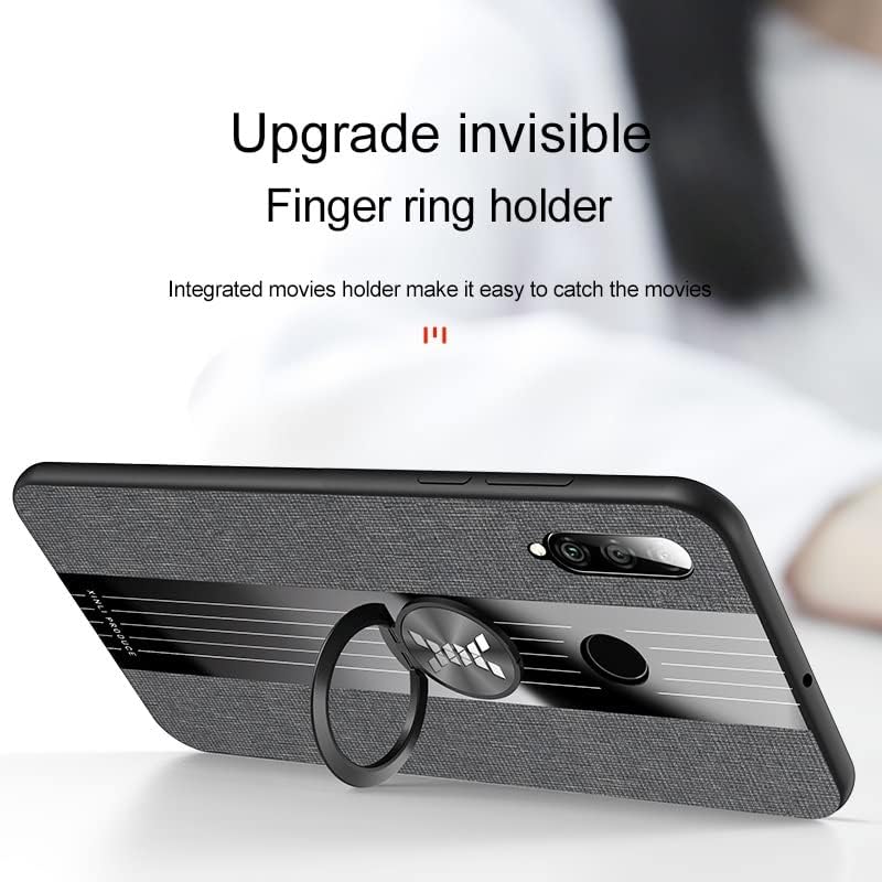 Casos de flip de telefone compatíveis com estojo Huawei p20 Lite/Nova3e, com caixa de kickstand de 360 ​​° de 360 ​​°, estojo multifuncional