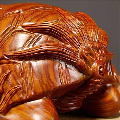 WDBBY Animal Ornamento de escultura em madeira de escultura na área de trabalho em casa Decoração de escritório lembrança