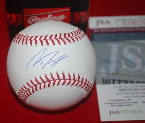 Noah Denoyer Baltimore Orioles assinou a MLB Baseball JSA testemunhou COA WA481744 - Bolalls autografados