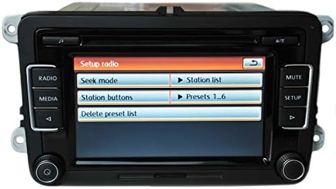 AMZPARTS RCD510 RADIO 6 DISC CD MP3 Player Compatível para Golf Passat Tiguan Polo