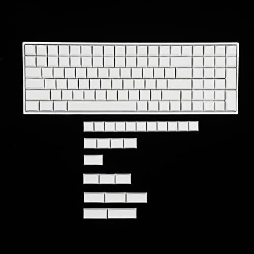 Ymdk 124 key branco em branco zda xda v2 keycaps pbt keycap para o teclado mx 104 87 61 melodia 96 kbd75 id80 gk64 sp84
