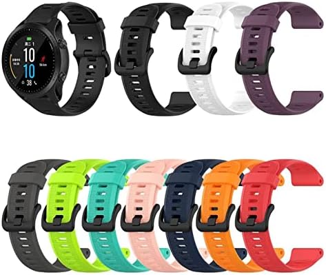 Ghfhsg 22mm Silicone Watch Band para Garmin Forerunner 945 935 Assista a pulseira Easy Fit Wrist Strap