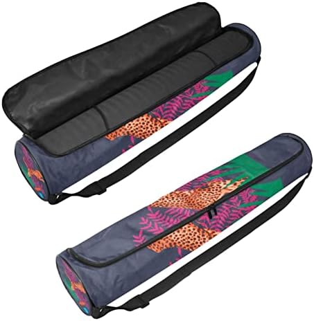 Bolsa de transportadora de tapete de ioga com tigre com alça de ombro de ioga bolsa de mato de ginástica bolsa de praia