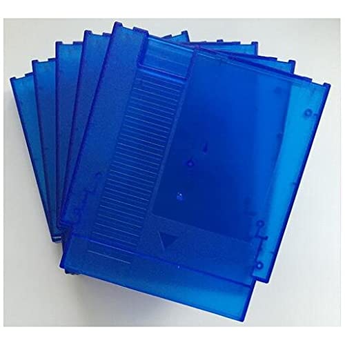 Samrad Transparency Blue Color 72 Pins Substituição do cartucho de jogo CHOLL PLÁSTICO PARA NES 5PCS/SET