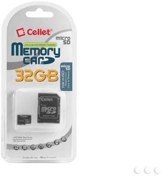 O cartão Cellet 32GB Sony Xperia E Dual Micro SDHC é formatado personalizado para gravação digital de alta velocidade e sem perdas! Inclui adaptador SD padrão.