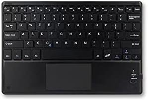 Teclado de onda de caixa compatível com o Facebook Portal Plus - Slimkeys Bluetooth Keyboard com trackpad, teclado portátil com