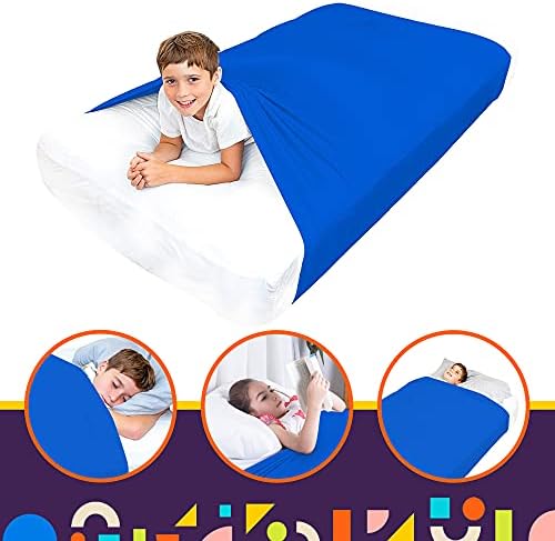 Suprimentos especiais lençóis sensoriais para crianças alternativa a cobertores ponderados - respirável, elástico - roupas de