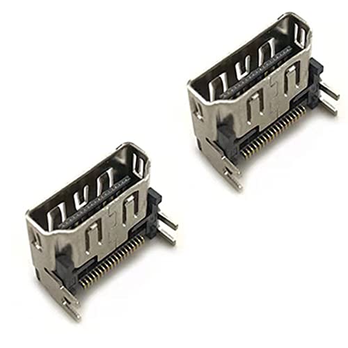 HQB-Star 2pcs HDMI Exibição de visita Solteneio Substituição do conector da tomada para Sony PlayStation 5 ps5 HDMI PS5 Monitor