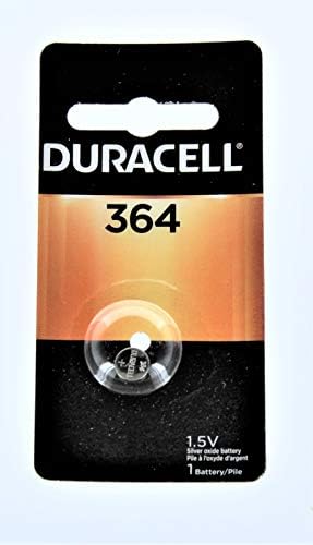 Relógio Duracell e bateria eletrônica 1,5 V Modelo de óxido de prata nº 364 cardado