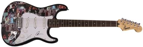 Joe Jonas assinou o autógrafo em tamanho real personalizado único 1/1 Fender Stratocaster Electric Guitar B com James