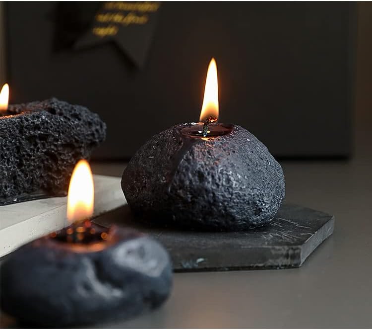 Vela com perfume de meteorita comzplife, vela de aromaterapia de soja, velas não tóxicas, vela de pavio único para casa,