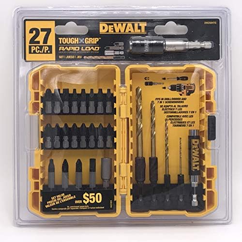 Dewalt Grip Tough 27 peças Chave de fenda Bit Model DW2504TG