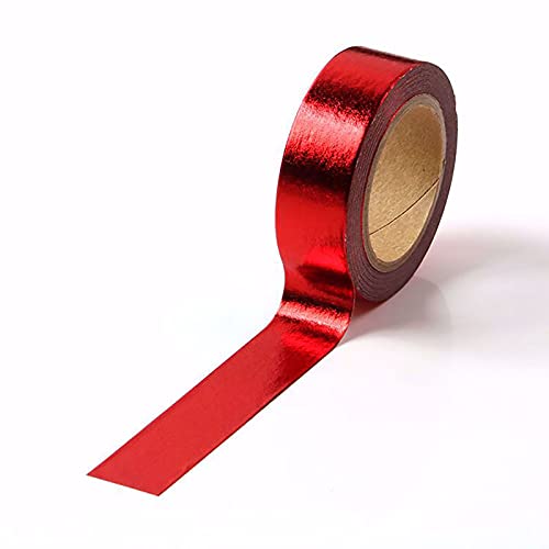 Fita washi de papel alumínio, 2 rolos de 5/8 x 393 polegadas fita washi, fita adesiva de fita adesiva para scrapbooking Diy Craft decorativefoil washi