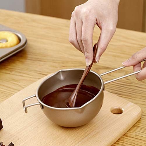Hemoton Butter que quente aço inoxidável Medição da panela colheita de chocolate Home Ferramenta de assadeira