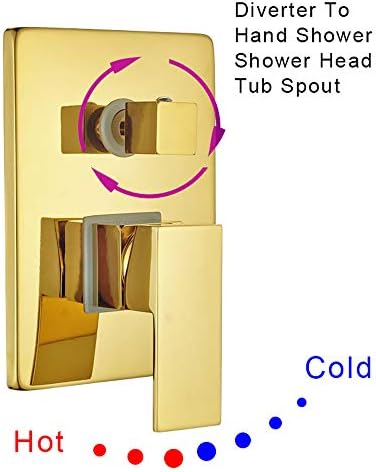 Sistema de chuveiro de torneiras banheiros modernos de banheiro dourado de banheiro dourado conjunto de chuva de chuveiro led