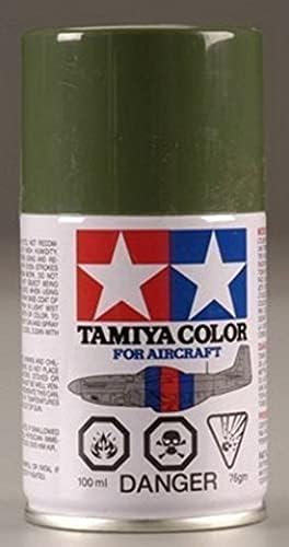 Tamiya America, Inc Aircraft Spray Paint AS-9 Green escuro 100ml, TAM86509