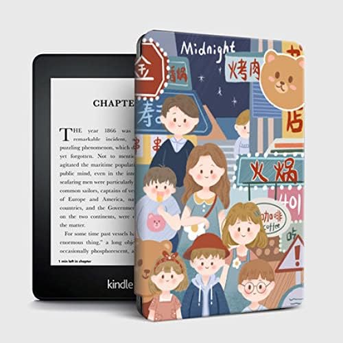 Caso para o novo Kindle 10th Gen 2019 Lançamento apenas-FiNST & Lightest Smart Cover com Auto/Sleep, Família feliz