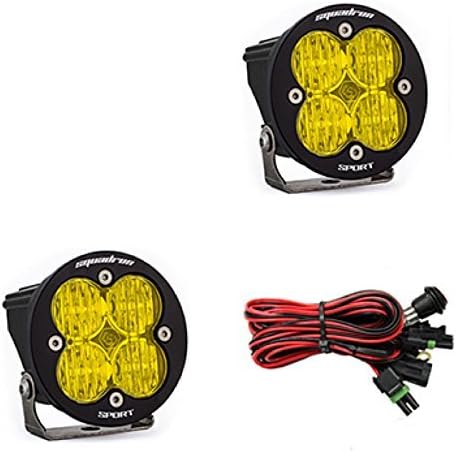 Baja Designs Squadron-R Sport par UTV LED LUZ LIGH PADRÃO âmbar de curvas largas