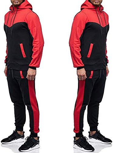 Hoodie sem mangas homens Autumn Top Winter Sets