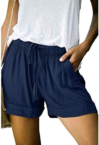ZSDVBZS shorts de cordão casual feminino