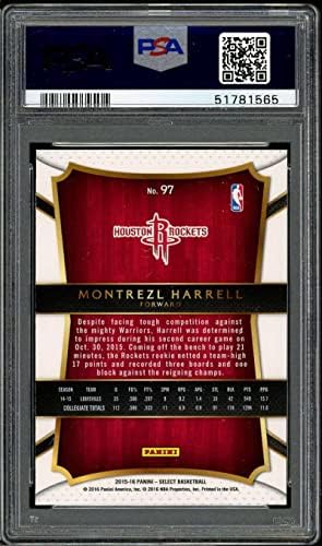 Montrezl Harrell Rookie Card 2015-16 Panini Selecione 97 PSA 9
