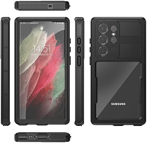 Secondnuor para Samsung Galaxy S23 Ultra Case à prova d'água, lente embutida e protetor de tela [[360 ° Proteção do corpo inteiro]]