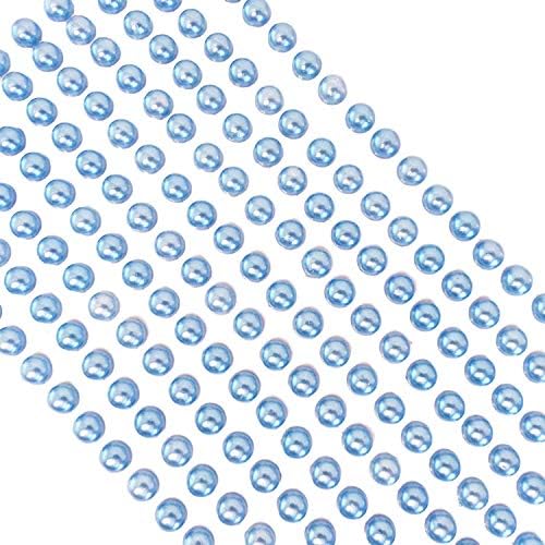 500 x pérolas auto adesivas Gems de 3 mm mini -pérolas redondas de barras de pérolas redondas