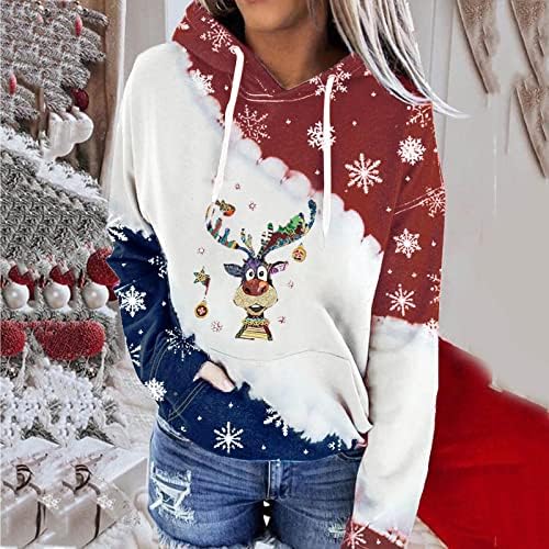 Sweater for Women Fall, Fashion Fashion Fashion Casual Fun Christmas Print Round Neck Sweater Loose Sports Top Pullover
