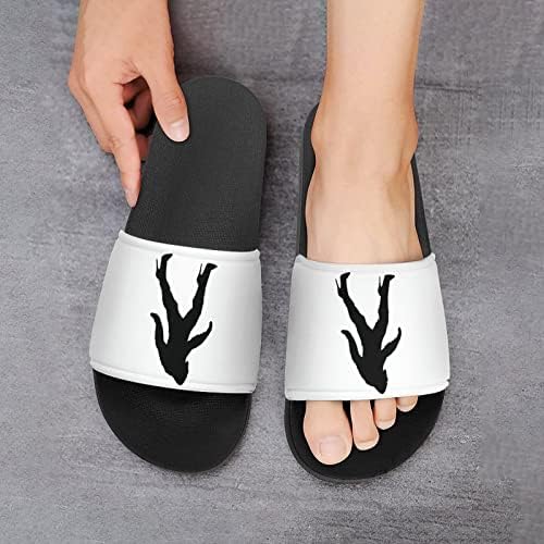 Bigfoot Sasquatch High Heels House Sandals não deslizam os chinelos de dedo do pé para massagem banheira de spa de
