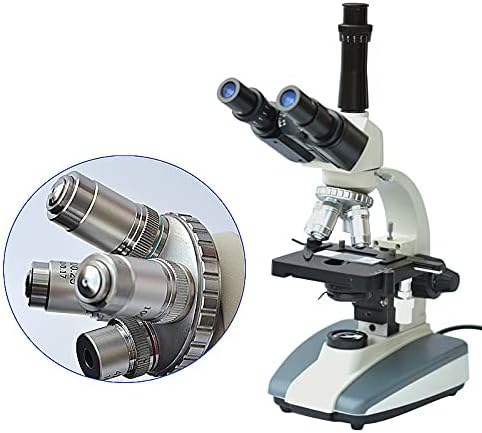 Microscópio Yinggexu 4x 10x 20x 40x 60x 100x Microscópio Lente Objetiva Achromática Laboratório de Microscópio Biológico