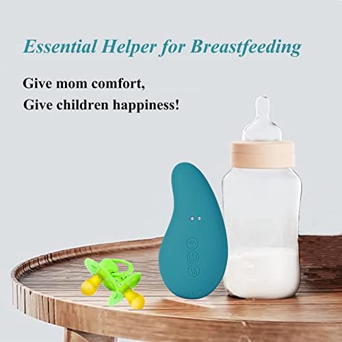 Massageador de lactação de sua grace, itens essenciais do pós -parto para amamentação, massageador de mama, ajuste de calor e vibração