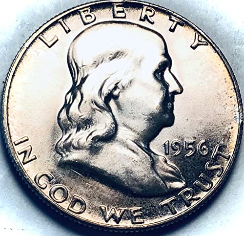 1956 P Franklin Silver Half Dollar Seller Mint State