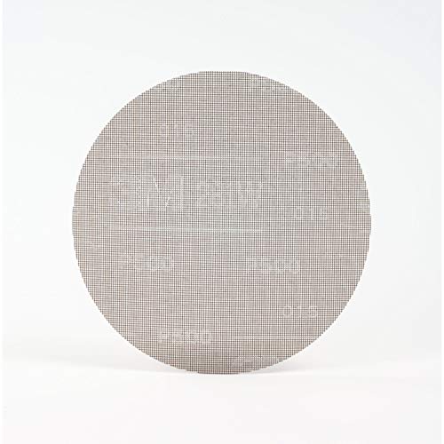 Cubitron II 3M Disco de pano de Wetordry 281W, óxido de alumínio, molhado/seco, 8 de diâmetro, p500 grão