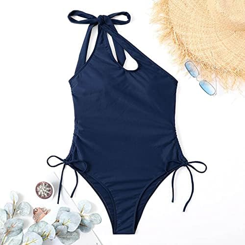 Yubnlvae Swimwear para mulheres One Piece Slimfit Tummy Control V Neck Tie-Dye 2023 Summer Beach férias da moda casual de férias