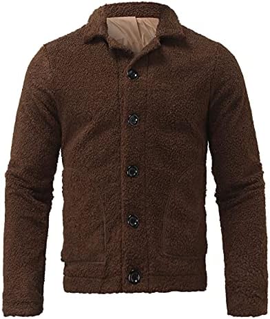 GDJGTA Men's Casual Stand-Up Colle Jacket Color Solid Fashion Outwear Slim WoL