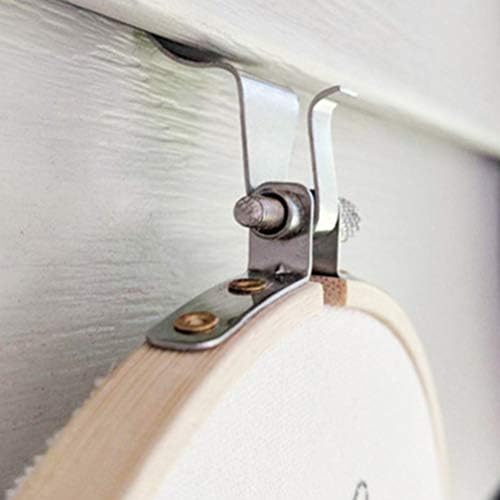 Cabilock prático 10pcs aço inoxidável ganchos ocultos Wallboard Punch Gree Hook Vinil Siding Clips for Home