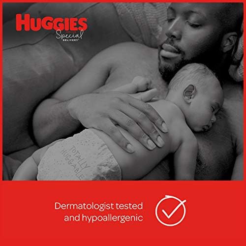 Huggies entrega especial fraldas hipoalergênicas, tamanho recém -nascido, 32 ct