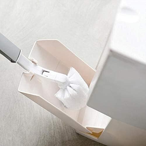 Wxxgy Creative Bathroom Lixo, pressione para abrir a tampa, lixo de cesta de lixo pode bin/cinza/41.5x20x11cm