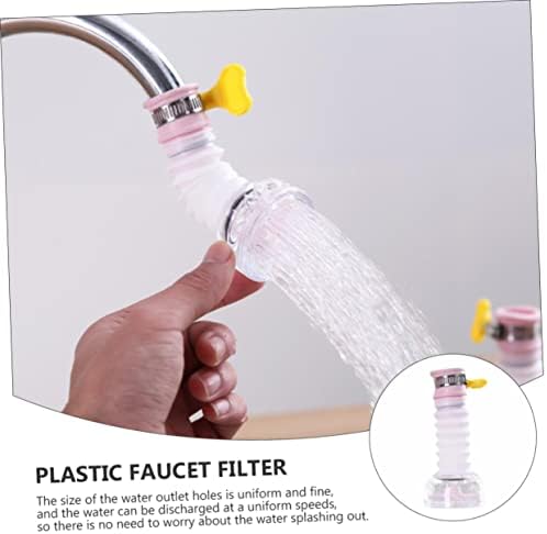 Cubtol 6pcs filtro de filtro de torneira filtro de banheira filtro para pia Extensor de chuveiro Filtro de torneira chuveiro