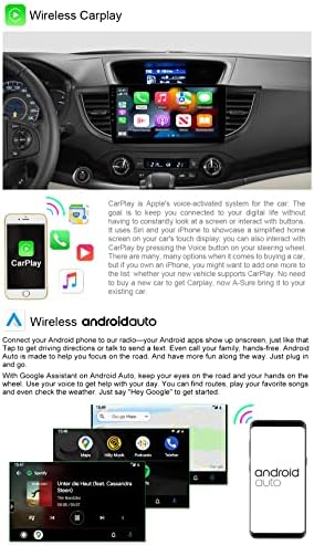 Aseure Wireless CarPlay Android AUTO CAR Rádio estéreo para Honda CR-V CRV IV 2012- Unidade de navegação GPS no carro
