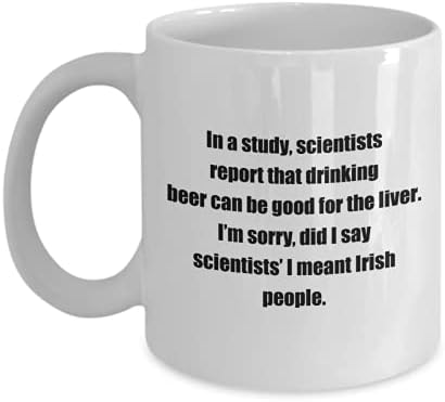 Canecas de café com citações - Em um estudo, os cientistas relatam que beber cerveja pode ser bom para o.