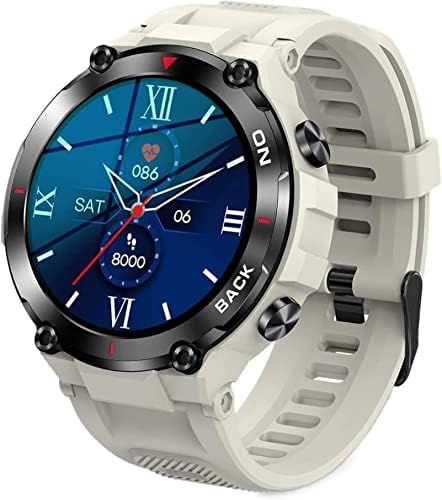 Funnybsg GPS Smart Watch Men 1.32 IPS exibem longos relógios esportivos de bateria de 5 atm smartwatch para nadar