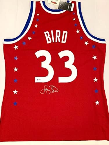Larry Bird autografou Boston Celtics Mitchell & Ness 1983 All Star Game Authentic Jersey Beckett Testemunhou - Jerseys