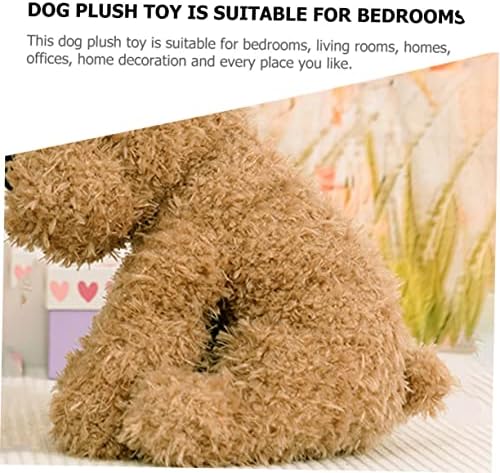 Toyvian Plush Toy para niños decoração de cachorro de pelúcia para o travesseiro para dormir em casa, de pé, um animal de criação de cachorro favorece filho
