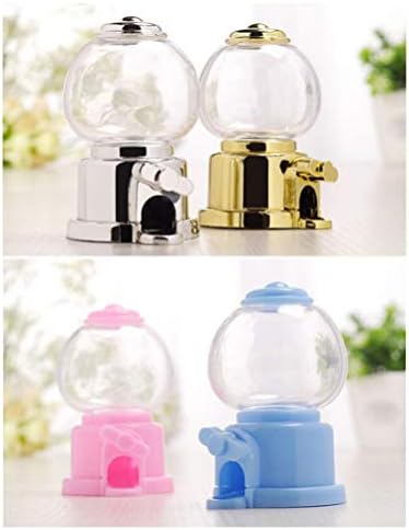 Patkaw Mini Brands Gumball Machine Bank 6 PCs 10x6x6cm Mini Candy Dispenser Gumball Machine for Kids Toys for Girls and Boys